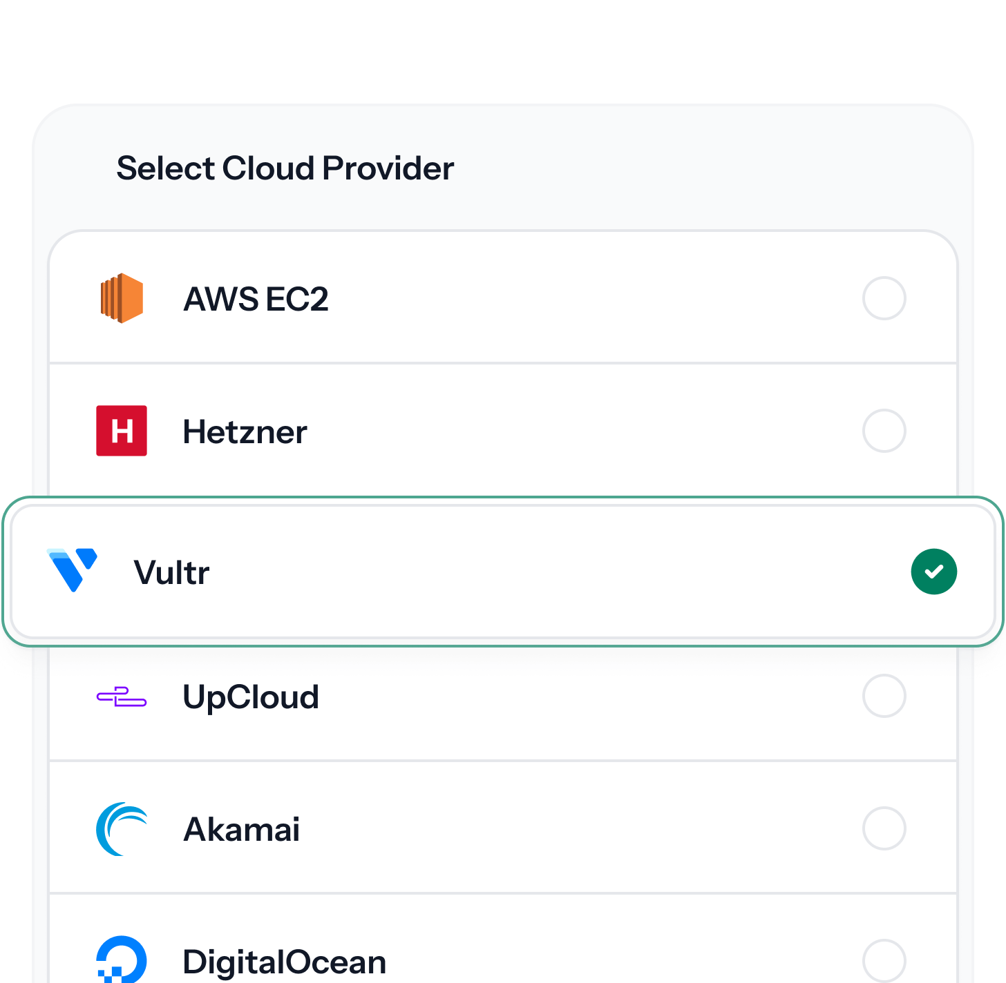 Bring Your Own Cloud Provider image