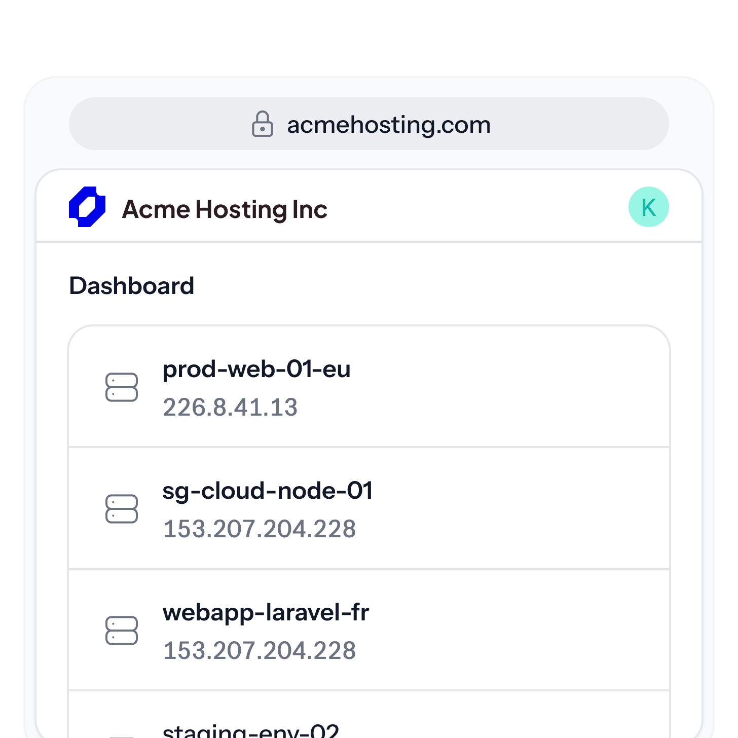 White Label Customer Dashboard image